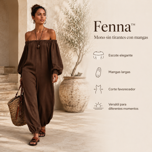 Fenna™ | Mono sin tirantes con mangas