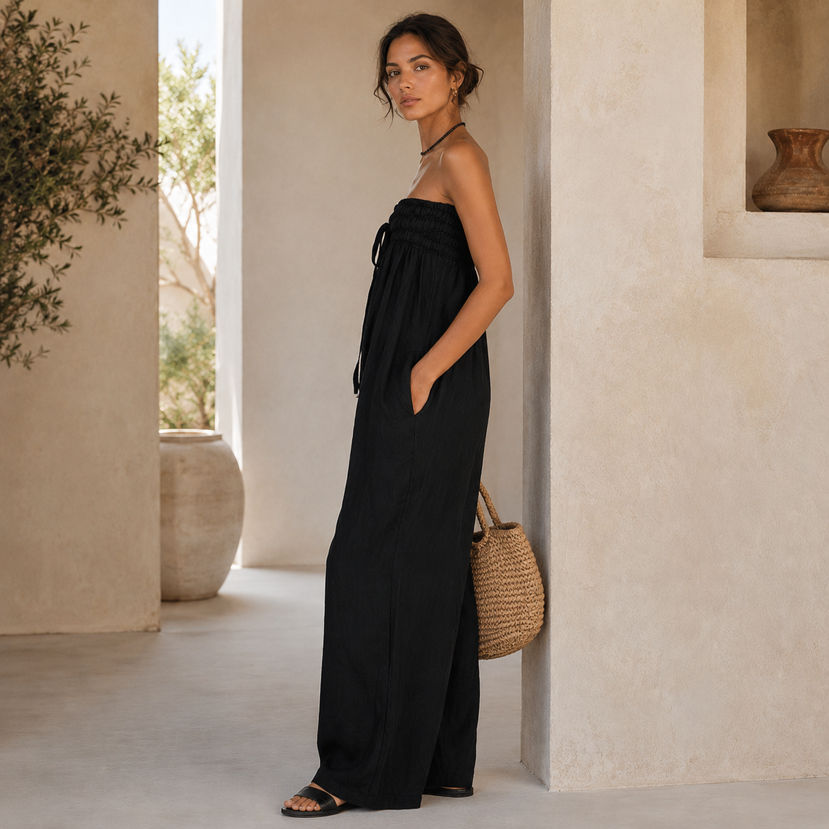 Nina™ | Mono sin tirantes elegante
