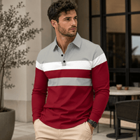 Gris claro con rojo