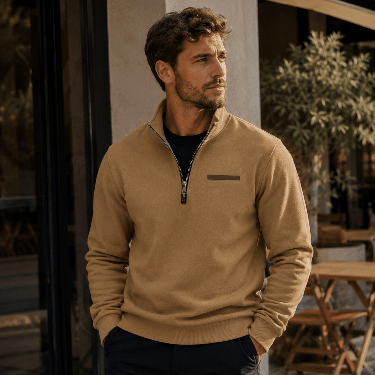 Lorenza - Sudadera Casual De Polar Para Hombre