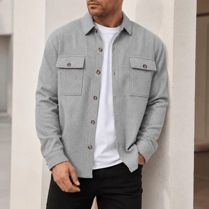 SveaKurd – Camisa de hombre en pana suave